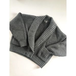 Anthropology chunky knit wool blend cardigan